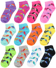 Load image into Gallery viewer, 12-Pack Whale Women's Ankle Socks