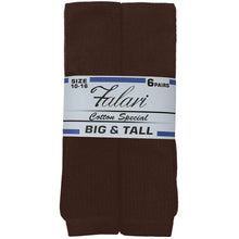 Load image into Gallery viewer, 6 Pairs Men's Athletic Sport Tube Socks 10-15 Over the Calf - Big &amp; Tall