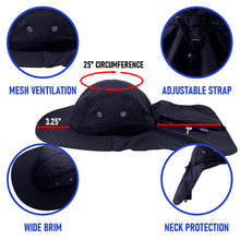 Load image into Gallery viewer, Outdoor Sun Hat - Navy