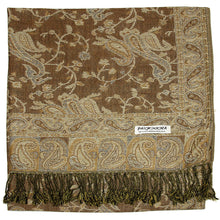 Load image into Gallery viewer, Women's Paisley Pashmina Scarf - Beige