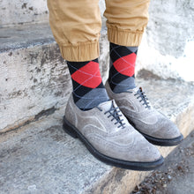 Load image into Gallery viewer, 12 Pairs Assorted Argyle Casual Dress Socks