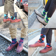 Load image into Gallery viewer, 12 Pairs Assorted Argyle Casual Dress Socks