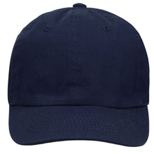 Load image into Gallery viewer, Kids Baseball Cap Cotton Adjustable Size - Navy