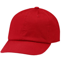 Load image into Gallery viewer, Kids Baseball Cap Cotton Adjustable Size - Red