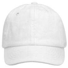 Load image into Gallery viewer, Kids Baseball Cap Cotton Adjustable Size - White