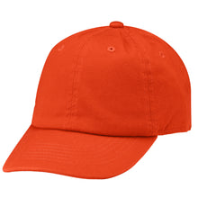 Load image into Gallery viewer, Kids Baseball Cap Cotton Adjustable Size - Orange