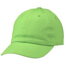 Load image into Gallery viewer, Kids Baseball Cap Cotton Adjustable Size - Light Green