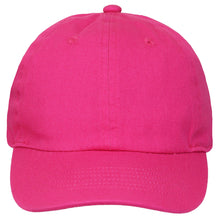 Load image into Gallery viewer, Kids Baseball Cap Cotton Adjustable Size - Hot Pink