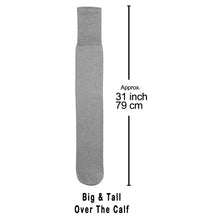 Load image into Gallery viewer, 6 Pairs Men's Athletic Sport Tube Socks 10-15 Over the Calf - Big &amp; Tall